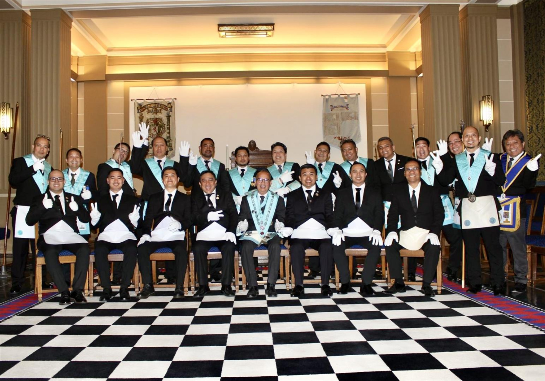 Con Amore Lodge 3633 Welcomes Seven New Brethren in Multiple Initiation