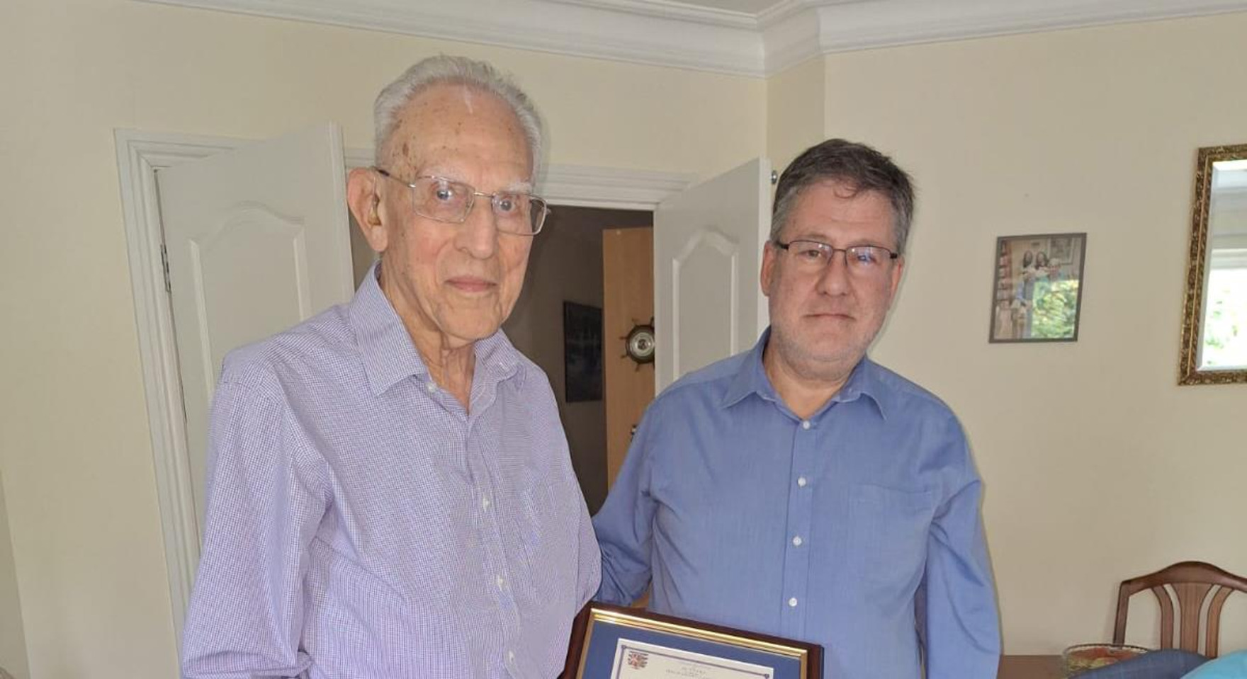 60 Years (Plus One) for W. Bro. Malcolm Leaf